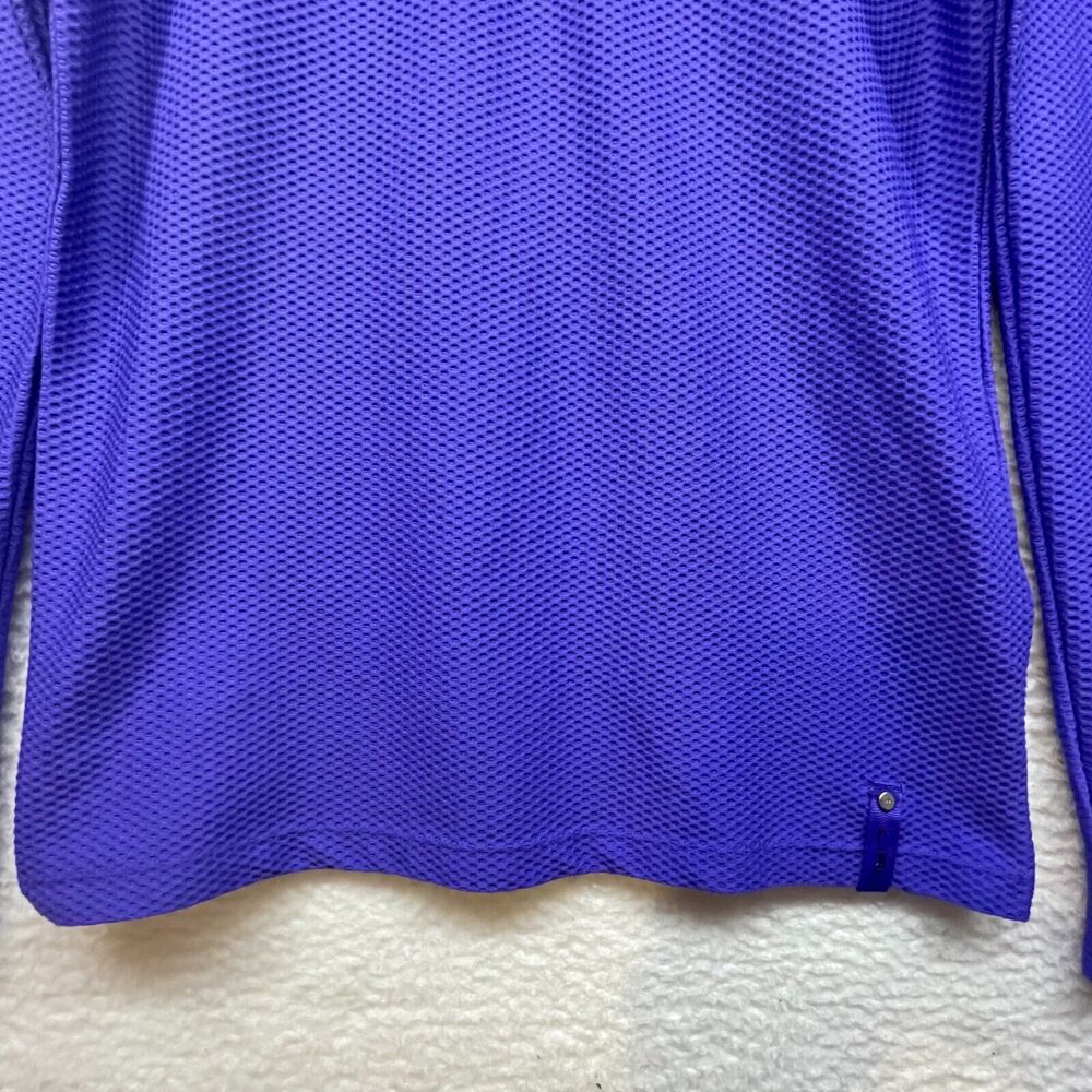 Lauren Ralph Lauren Shirt Womens Small Purple 1/4 Pullover Active Athletic Gym - Picture 4 of 12